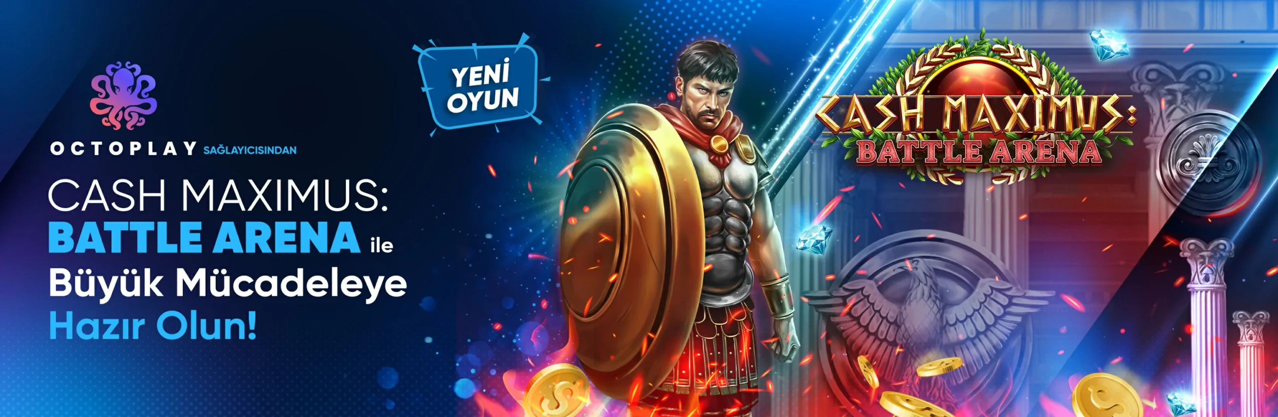 Cash Maximus Oyunu: Yüksek Kazançlar ve Eğlenceli Bir Slot Deneyimi